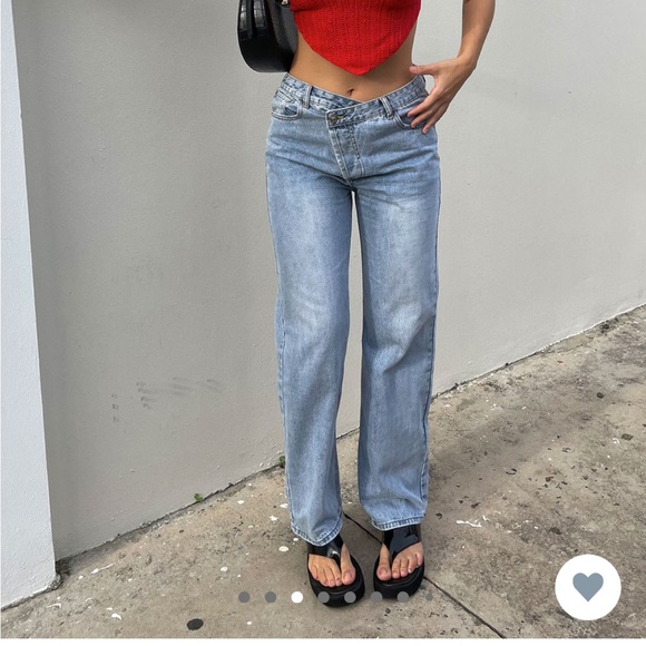 NWOT Princess Polly Holly High Rise jeans - Picture 7 of 13